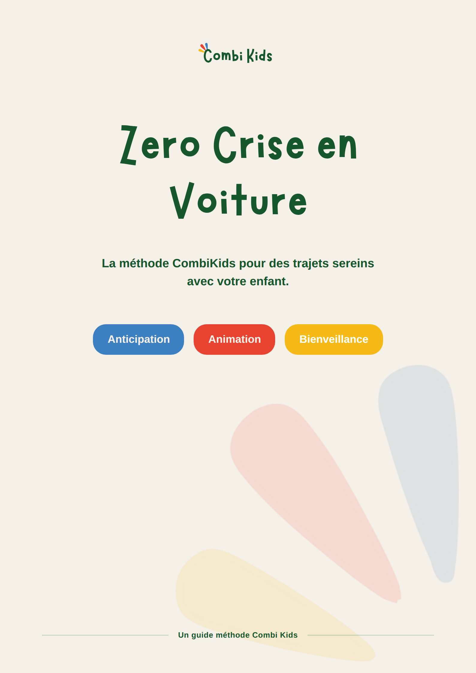Couverture du guide Zéro Crise en Voiture